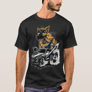 German Shepherd Police K9 Unit T-Shirt