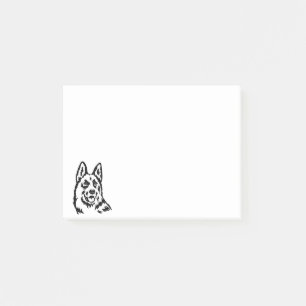 German Shepherd Post-it Notes