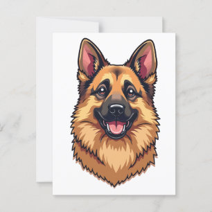 German Shepherd Postcard