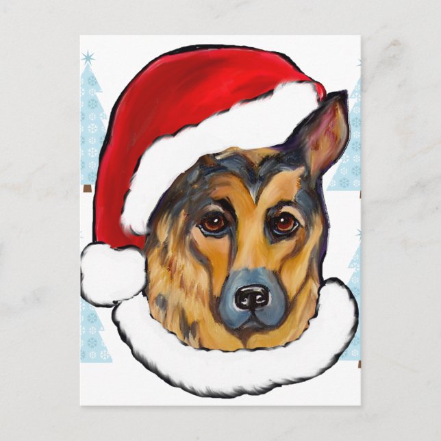 GERMAN SHEPHERD POSTCARD (Front)