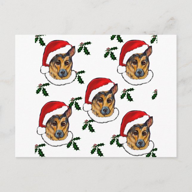 GERMAN SHEPHERD POSTCARD (Front)