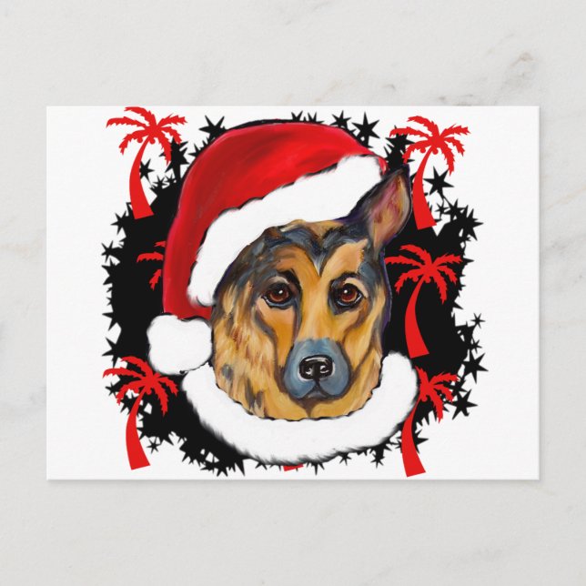 GERMAN SHEPHERD POSTCARD (Front)