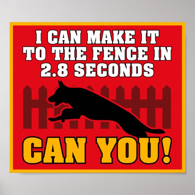 German Shepherd Poster (Front)