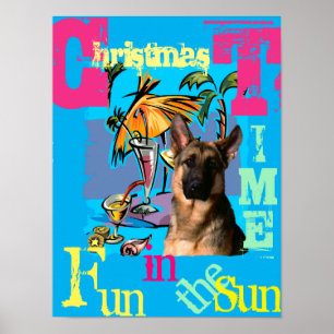 German Shepherd  Poster