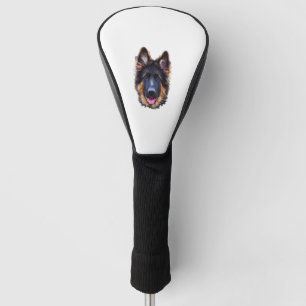 German Shepherd Puppy Dog   Golf Head Cover