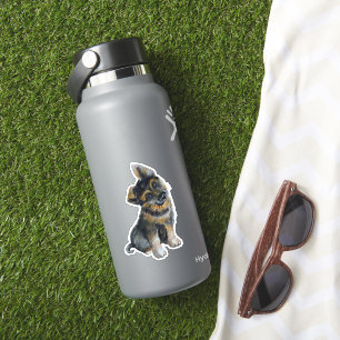 German Shepherd Puppy Dog Sticker