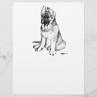 German Shepherd Puppy Flyer