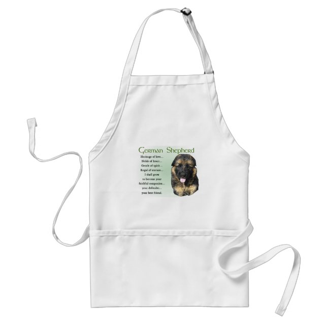 German Shepherd Puppy Gifts Standard Apron (Front)