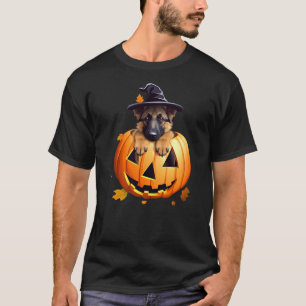 German Shepherd Puppy Halloween Magic T-Shirt