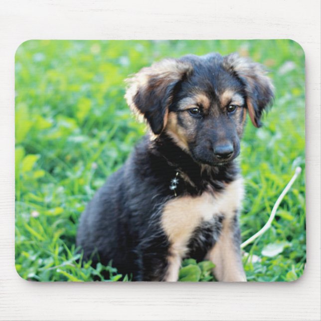 German Shepherd Puppy Mouse Pad (Front)