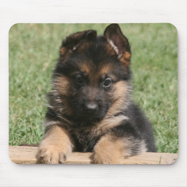 German Shepherd Puppy Mouse Pad (Front)