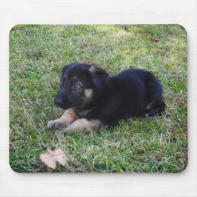 German Shepherd Puppy Mouse pad (Front)