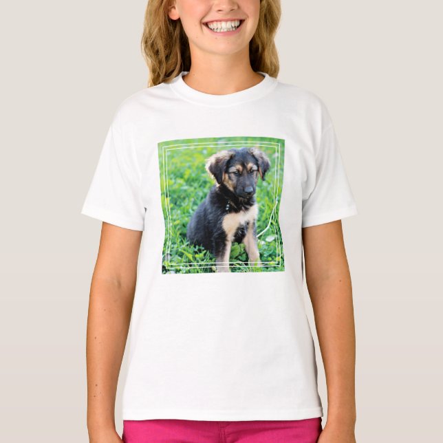 German Shepherd Puppy T-Shirt (Front)