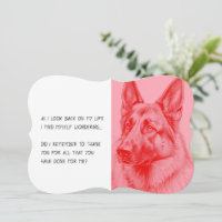 German Shepherd red custom