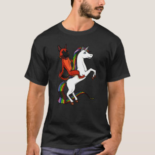 German Shepherd Riding Unicorn Dog Men Women Kids T-Shirt