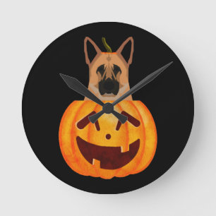 German Shepherd       Round Clock