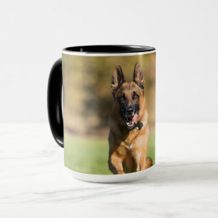 German Shepherd Running Mug