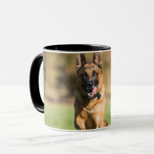 German Shepherd Running Mug