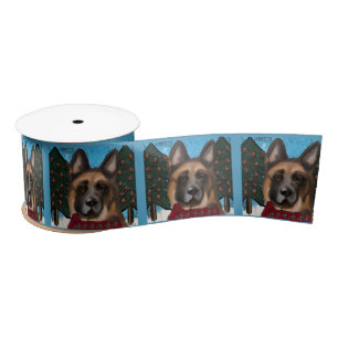 German Shepherd  Satin Ribbon