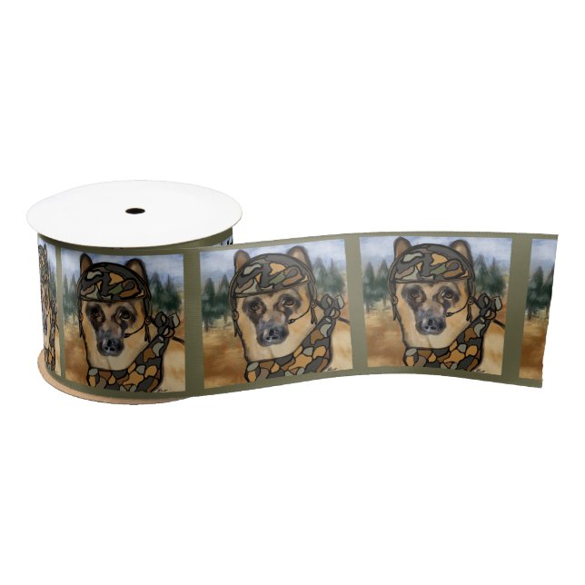 GERMAN SHEPHERD        SATIN RIBBON (Spool)