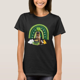 German Shepherd Shamrock St Patricks Day Rainbow G T-Shirt