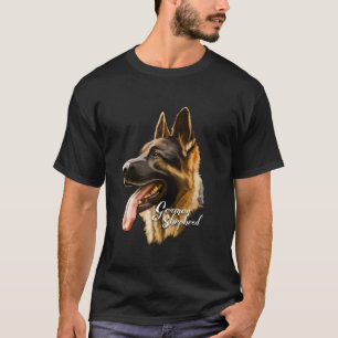 German Shepherd Sharp Dog s Dogs Tee Shirt Gifts