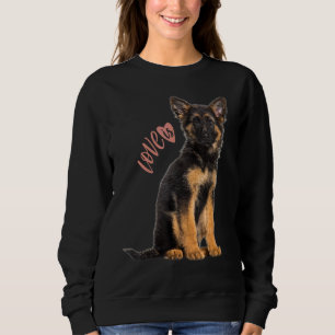 German Shepherd Shepard Dog Mom Dad Love Pet 4 Sweatshirt