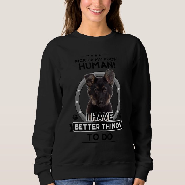 German Shepherd Shepard Dog Mum Dad Joke Pet Tee 5 (Front)