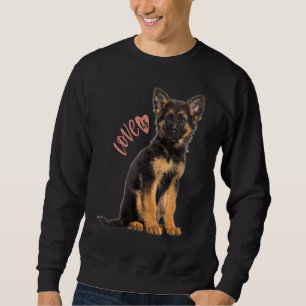 German Shepherd Shepard Dog Mum Dad Love Pet   4 Sweatshirt