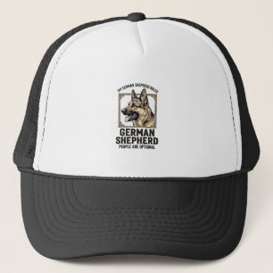 German Shepherd Shirt for Dog Lovers Vintage Engra Trucker Hat