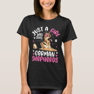 German Shepherd Shirt For Girls Women German Sheph