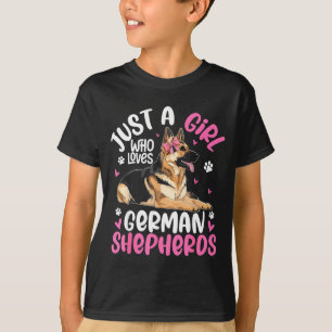 German Shepherd Shirt For Girls Women German Sheph