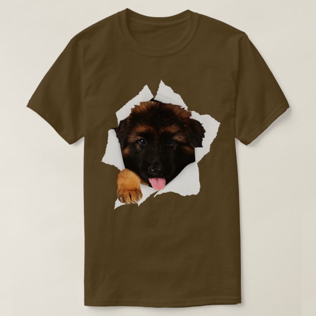 German Shepherd Shirt German Shepherd Inside Me (Design Front)