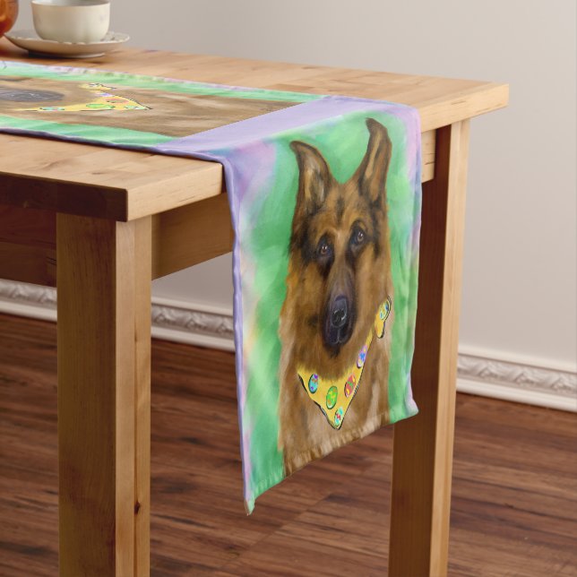 German Shepherd  Short Table Runner (In Situ)