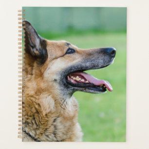 German Shepherd Side Portrait Planner