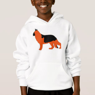 German Shepherd silo black and red