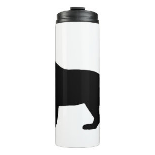german shepherd silo black thermal tumbler