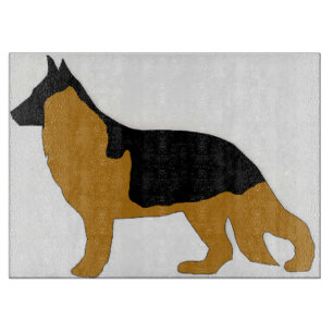 German Shepherd silo Cutting Board
