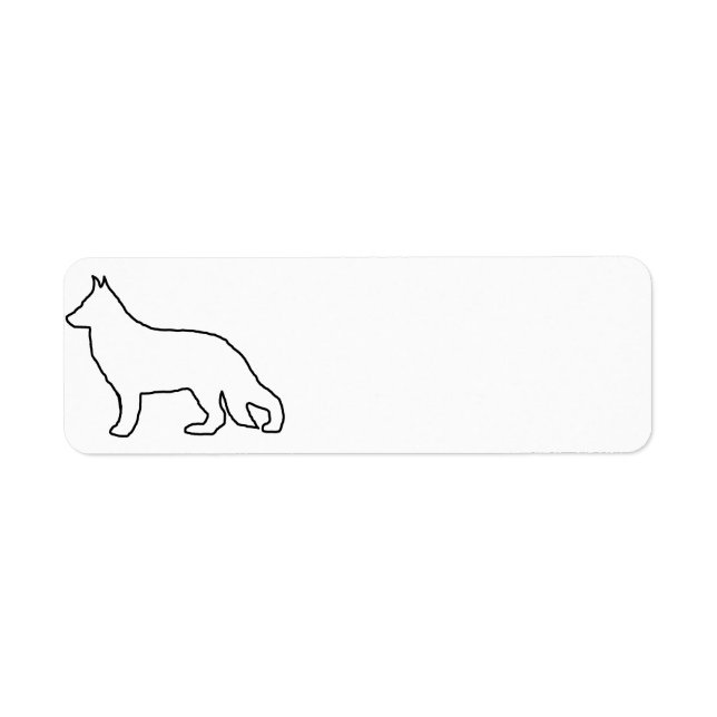 german shepherd silo white (Front)