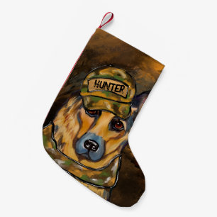 German Shepherd Small Christmas Stocking