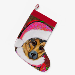 German Shepherd Small Christmas Stocking