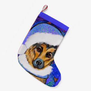German Shepherd Small Christmas Stocking