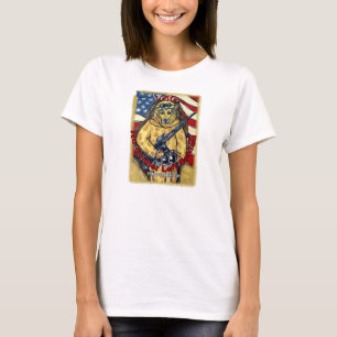 German Shepherd Soldier Women's T-Shirt