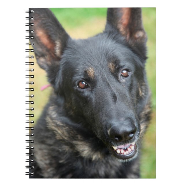 German Shepherd Spiral Notebook (Front)
