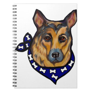 GERMAN SHEPHERD SPIRAL NOTEBOOK