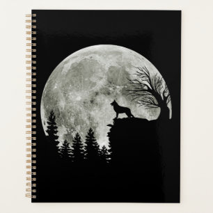  German Shepherd Standing On Mountain Halloween Planner