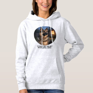 German Shepherd Steadfast Heart Hoodie