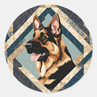 German Shepherd Stickers