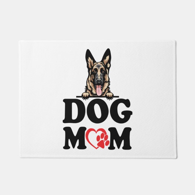 German Shepherd Stickers - German Shepherd Dog Mum Doormat (Front)
