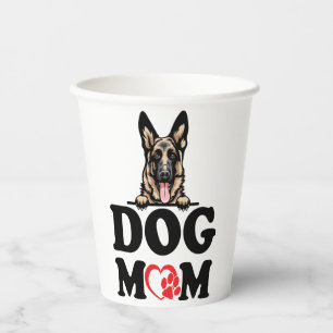 German Shepherd Stickers - German Shepherd Dog Mum Paper Cups